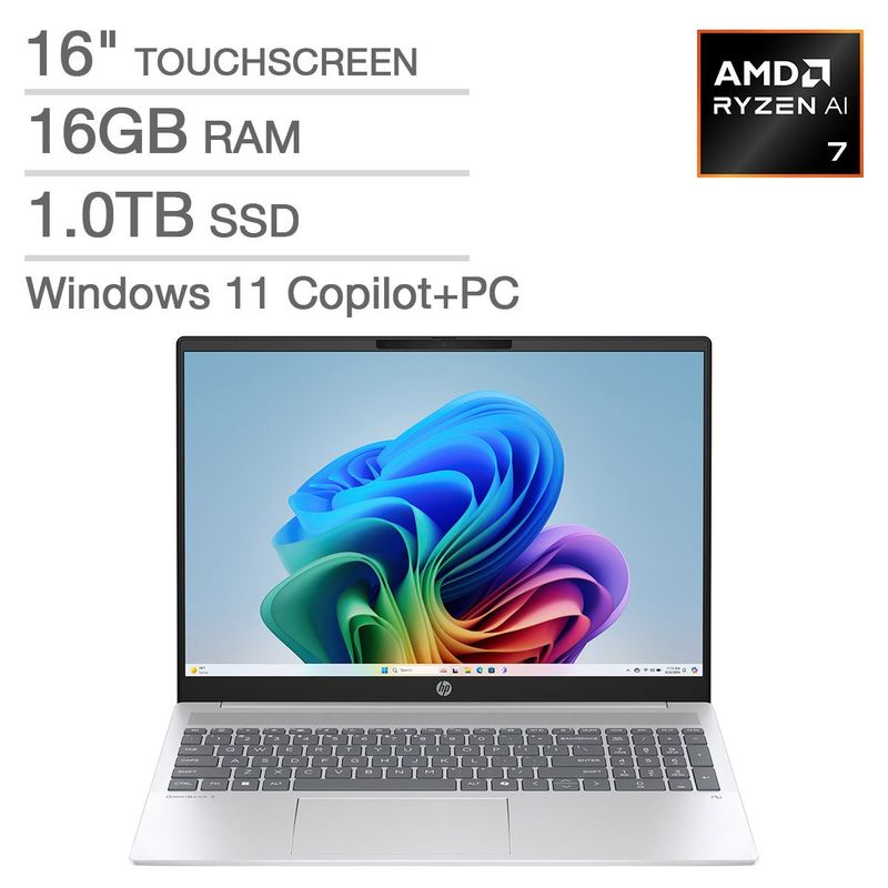Hp Omnibook 5 16¨ Lt Rai7-350 16gb/1tb/P87 B9dx9ua#aba