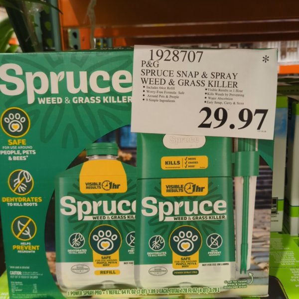 P&G Spruce Snap & Spray Weed & Grass Killer