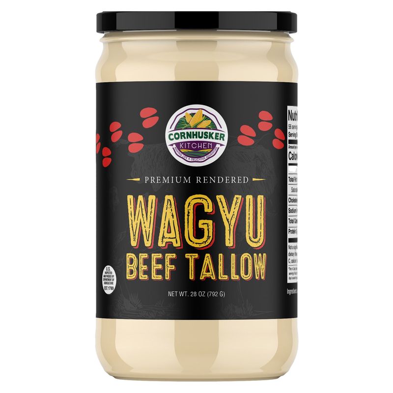Cornhusker Kitchen Wagyu Beef Tallow 28 oz (1.75 Lbs)