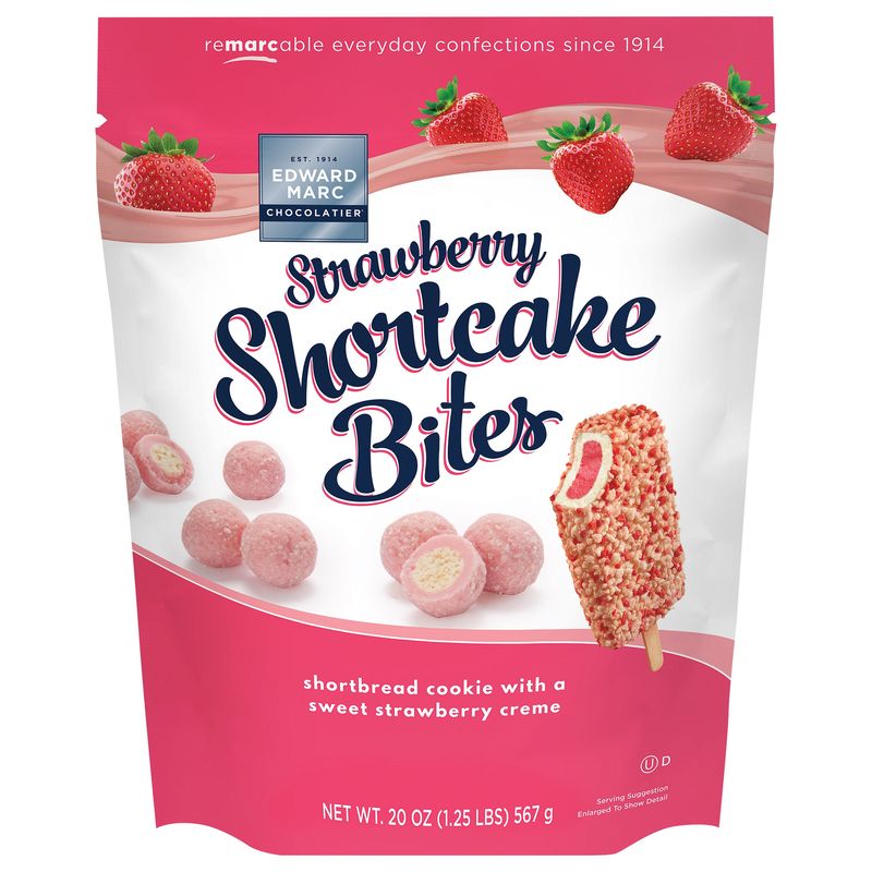 Edward Marc Strawberry Shortcake Bites 1.25lbs