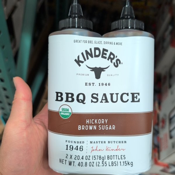 Kinder'S Organic BBQ Sauce 2/20.4 Ounce Bottles