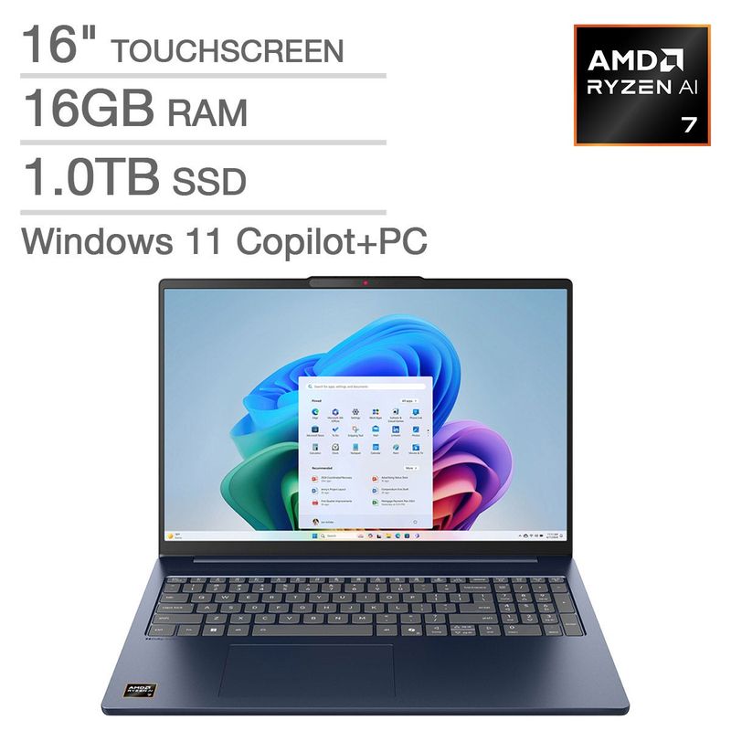 Lenovo Slim 5 16¨ Ideapad Lt 83hy001kus R7/16gb/1tb Ssd