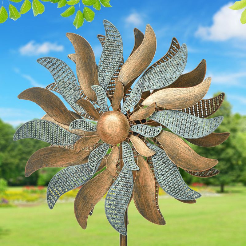 Stylecraft Two Tone Metal Wind Spinner