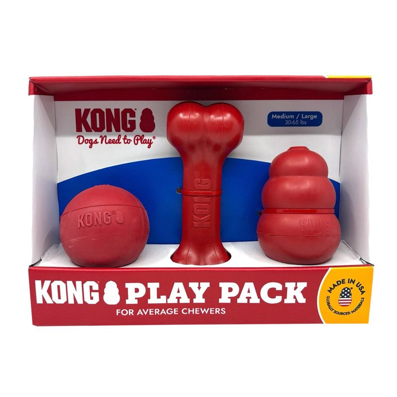 Kong Rubber Variety 3 Pack