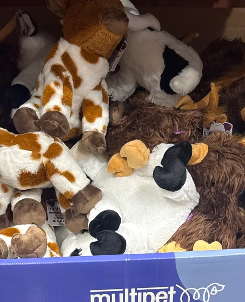 Multipet Jumbo Cow Dog Toy