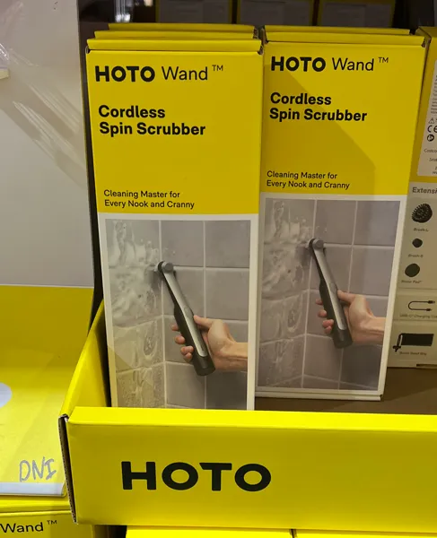 Hoto Wand Cordless Spin Scrubber