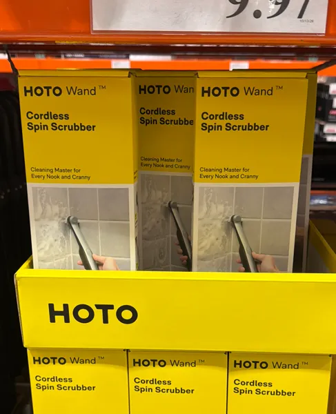Hoto Wand Cordless Spin Scrubber