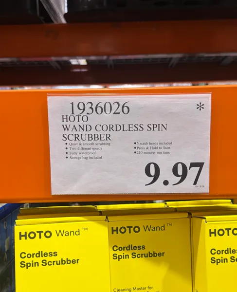 Hoto Wand Cordless Spin Scrubber