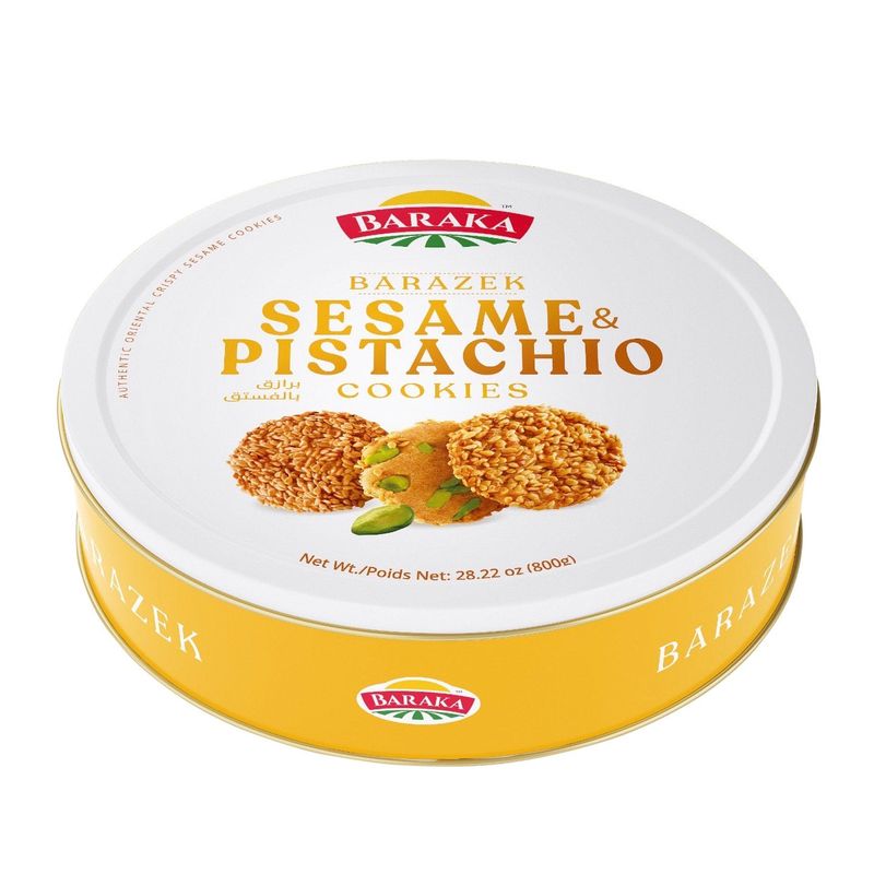 Barazek Sesame & Pistachio Cookies 28.22 oz