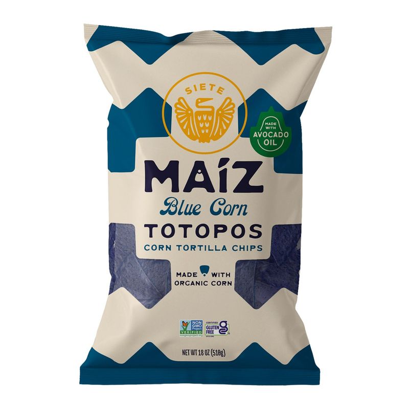 Siete Maiz Blue Corn 18 Ounce Bag