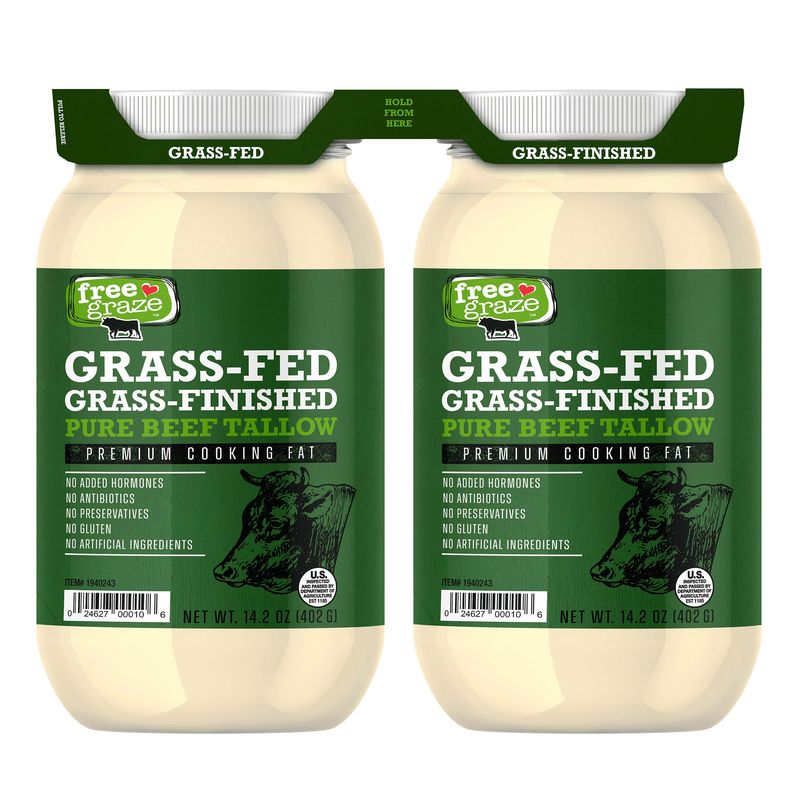 Free Graze Grass Fed Beef Tallow 2/14.2 oz
