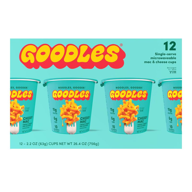 Goodles Cheddy Mac Cups 12/2.2 Ounce Cups