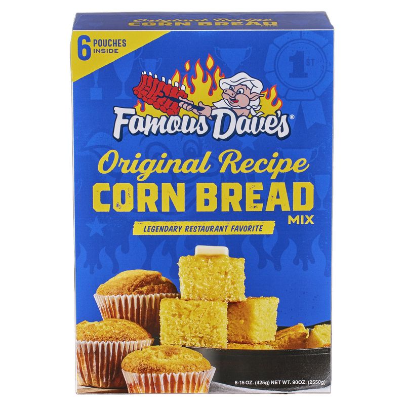 Famous Dave'S Corn Bread Mix 5.63 lbs