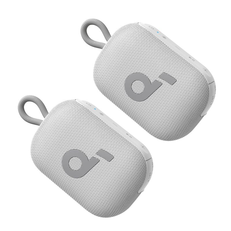 Soundcore By Anker Select 4 Go Bluetooth Speaker 2-Pack, White