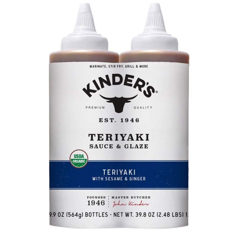 Kinders Organic Teriyaki Sauce 2/19.9 oz