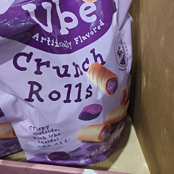 Triko Foods Ube Crunch Rolls 35.27 Ounces