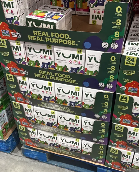 Yumi Organic Berry Bars 24/0.74 oz