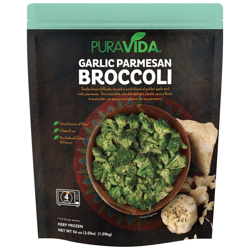 Puravida Garlic Parm Broccoli 3.5 lbs