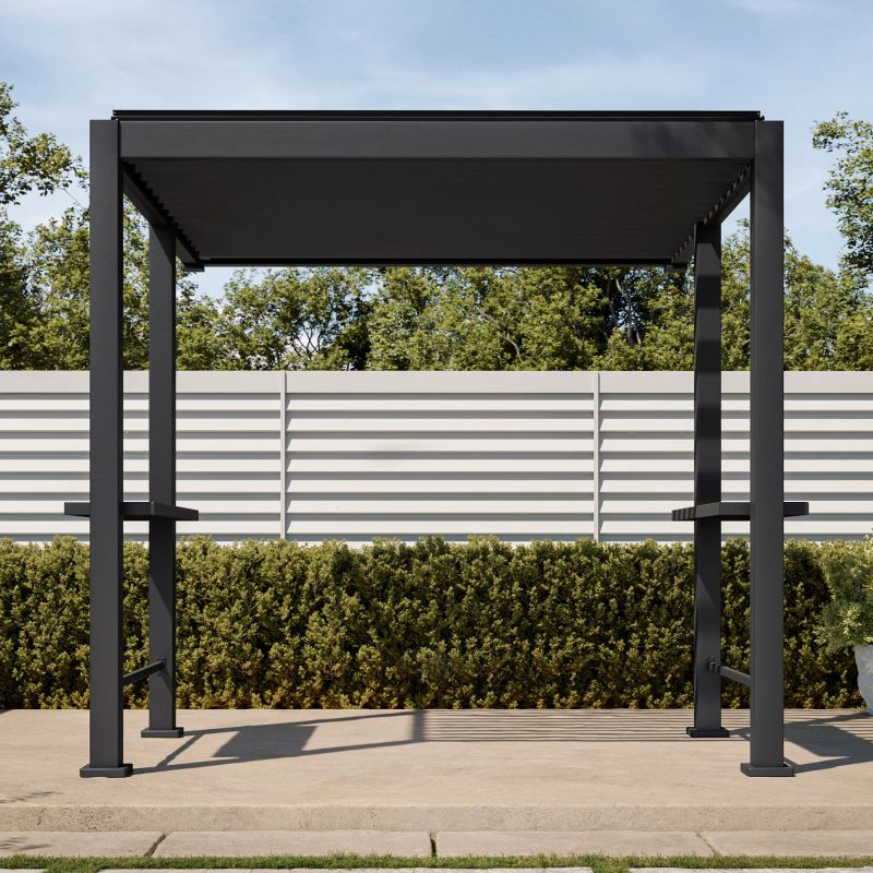 Mirador 8.8' X 8.2' Aluminum BBQ Pergola