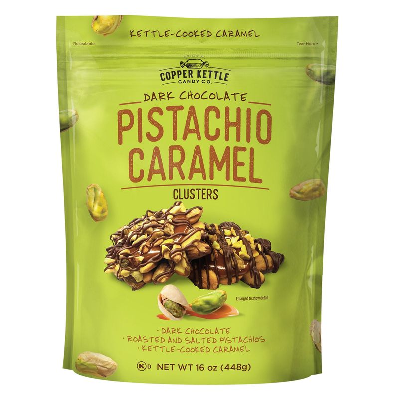 Copper Kettle Pistachio Clusters 16 Ounce Bag