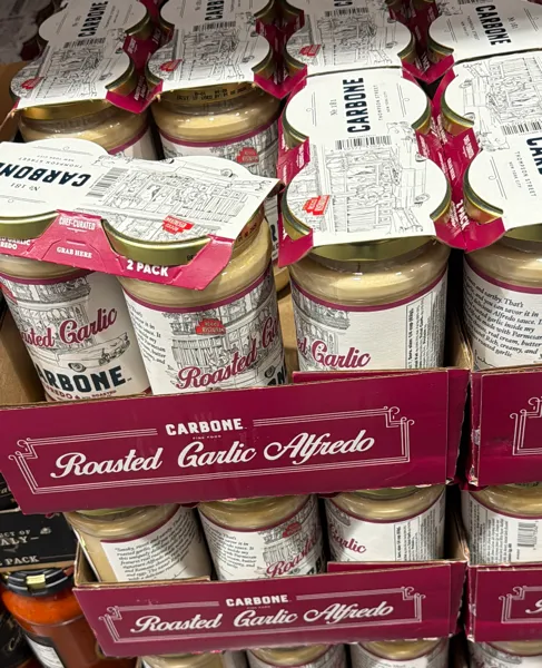 Carbone Roasted Garlic Alfredo 2 Pack 15 Ounces Each