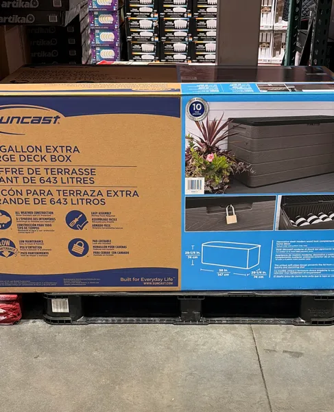 Suncast 170 Gallon Resin Deck Box