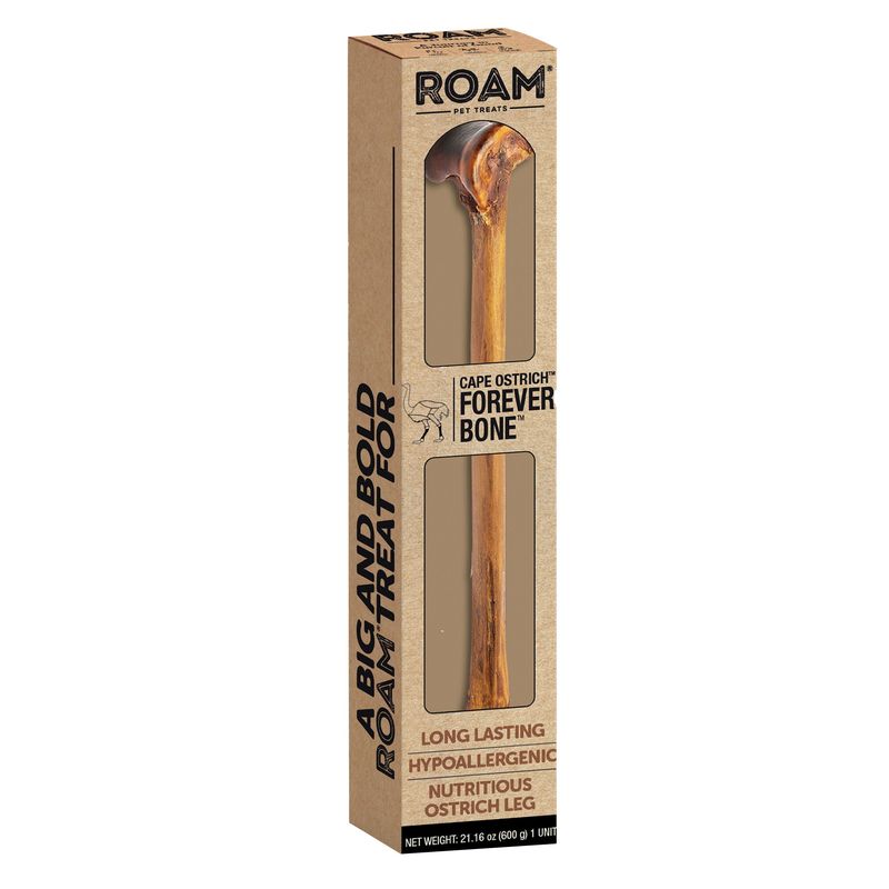 Roam Ostrich Bone Dog Chew Bone