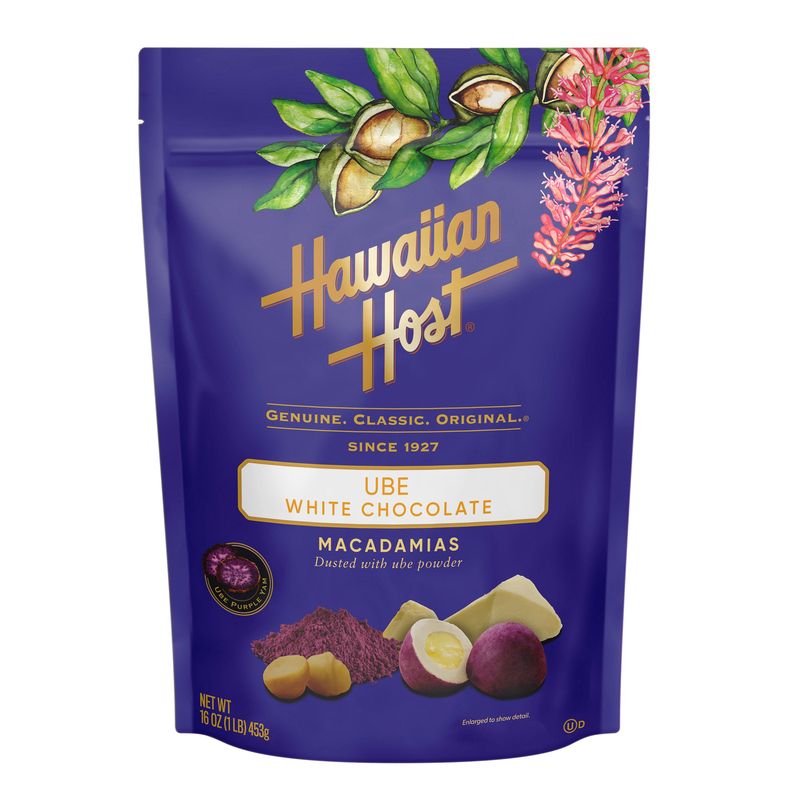 Hawaiian Host Ube Chocolate Mac Nut 16 oz