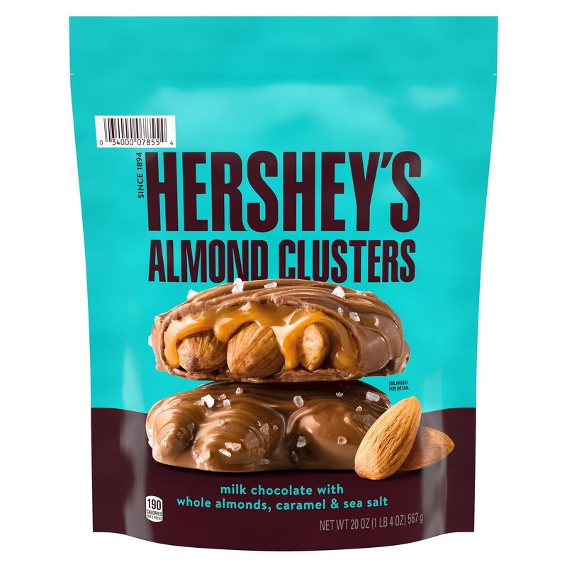 Hershey'S Almond Caramel Cluster 20 Ounce Bag