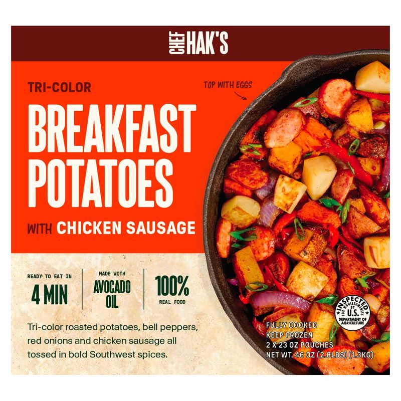 Chef Hak'S Breakfast Potatoes W/Chicken Sausage 46oz