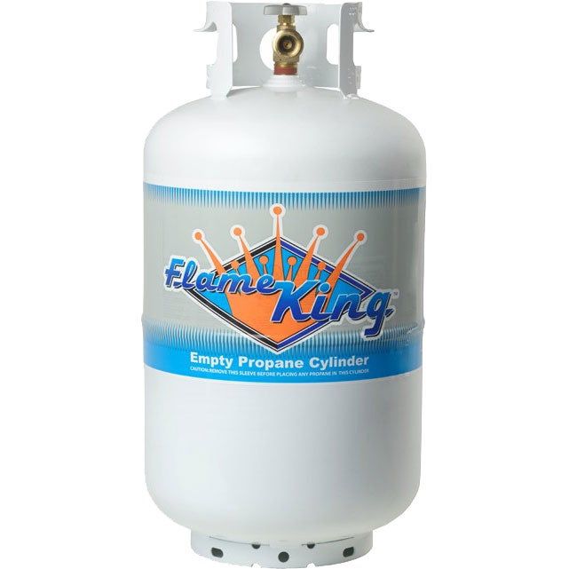 Flame King 30lb Empty Propane Tank W/ Opd Valve