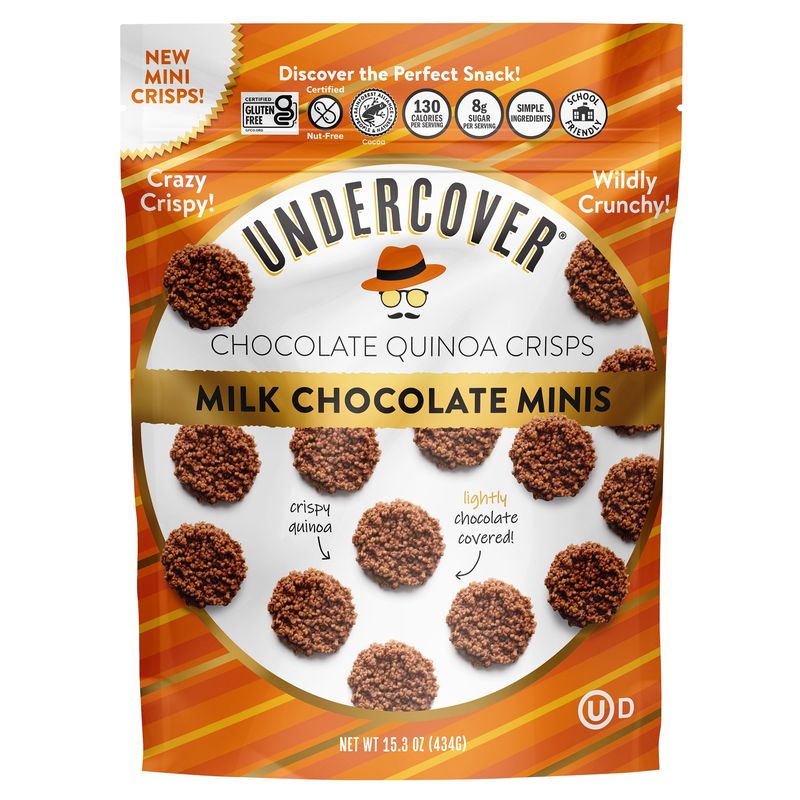 Undercover Chocolate Mini Chocolate Crisps 15.3 Ounces