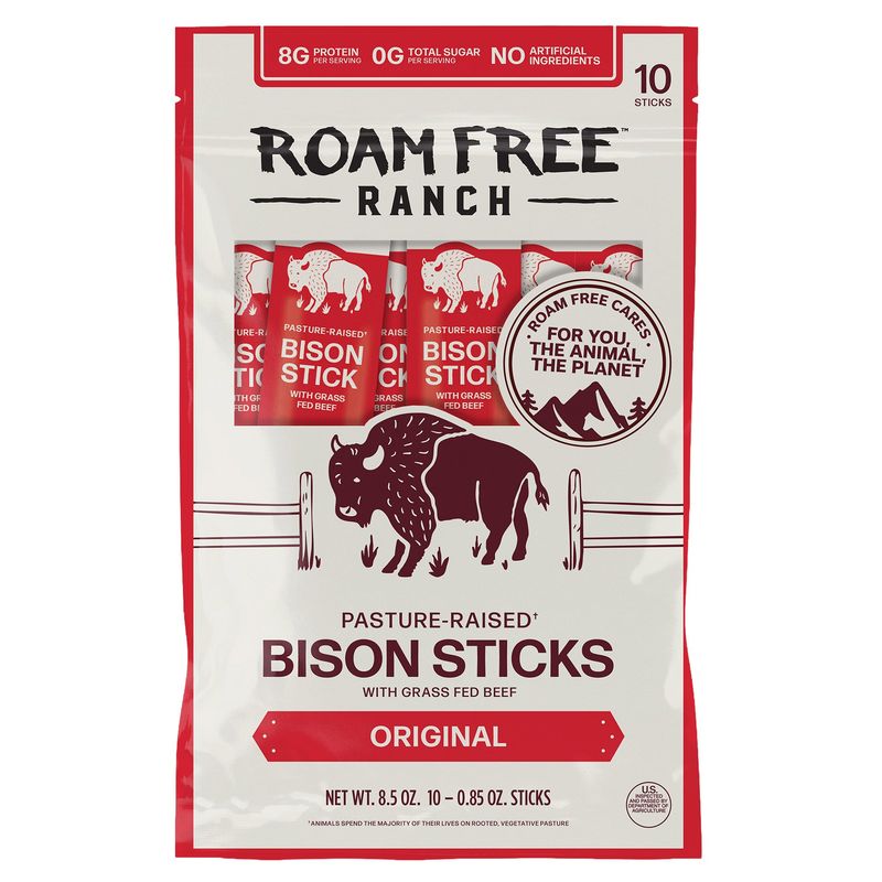 Roam Free Original Bison Stick 10 Pack 0.85 Ounces Ea