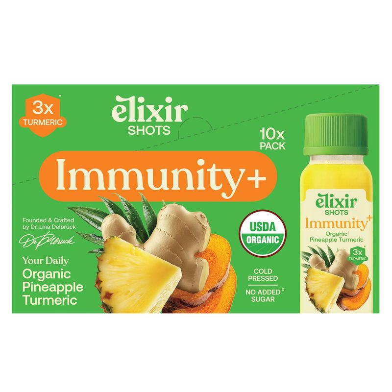 Elixir Shots Organic Immunity Shots 10/2 oz