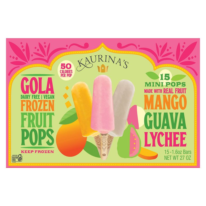 Kaurina'S Gola Fruit Pops 15 Count Box