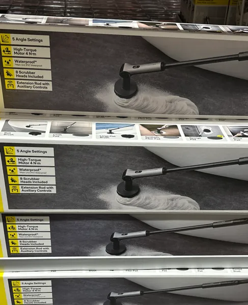 Hoto Flexi Cordless Spin Scrubber