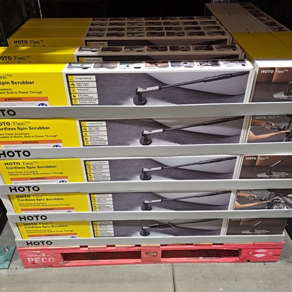 Hoto Flexi Cordless Spin Scrubber