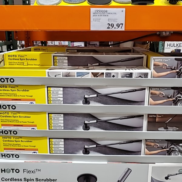 Hoto Flexi Cordless Spin Scrubber
