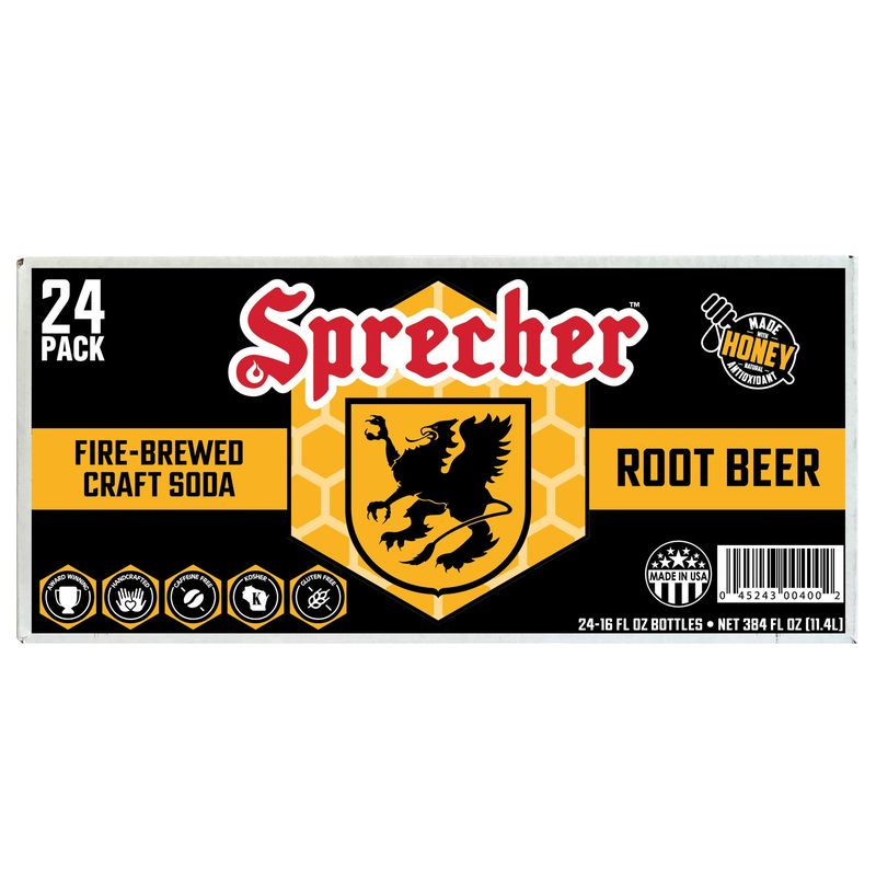 Sprecher Root Beer 24 ct / 16 oz