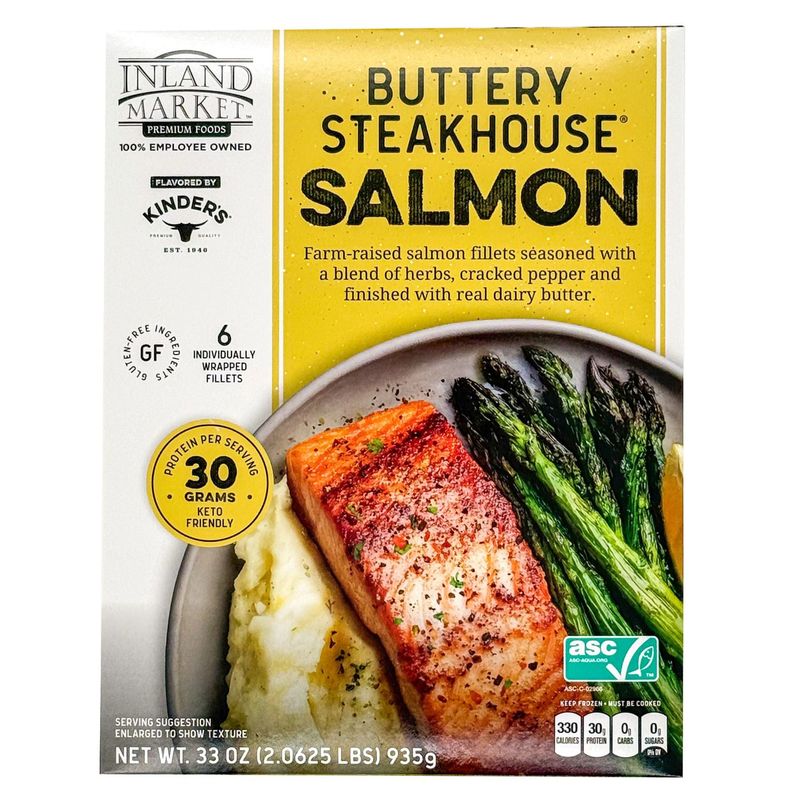 Inland Market Kinders Buttery Salmon 33 Ounce Box