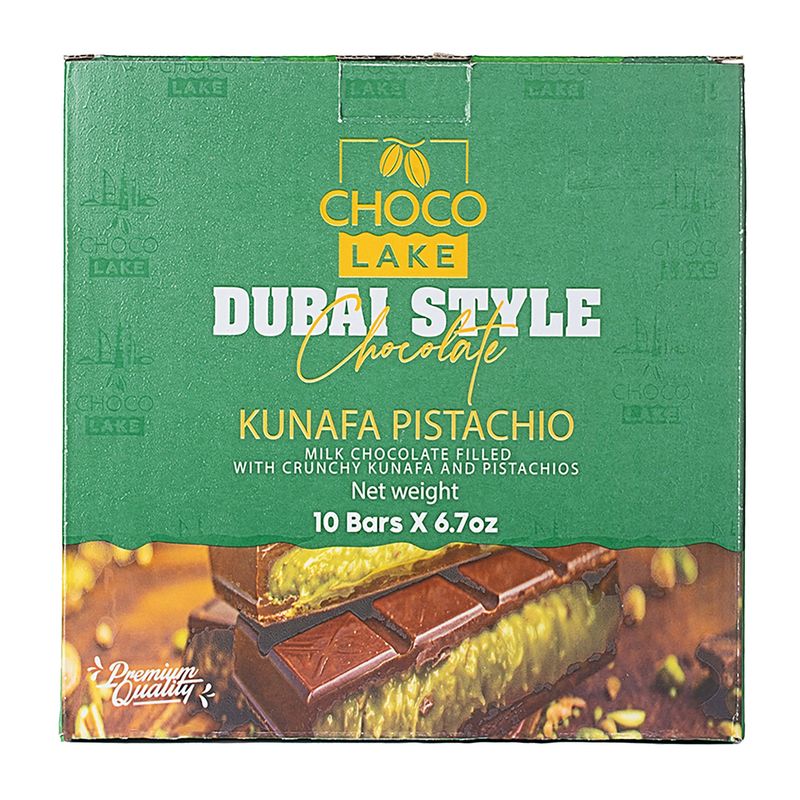 Chocolake Dubai Style Chocolate Bars 10/6.7 oz