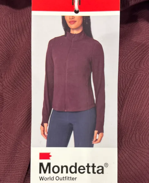 Mondetta Women'S Jacquard Full Zip