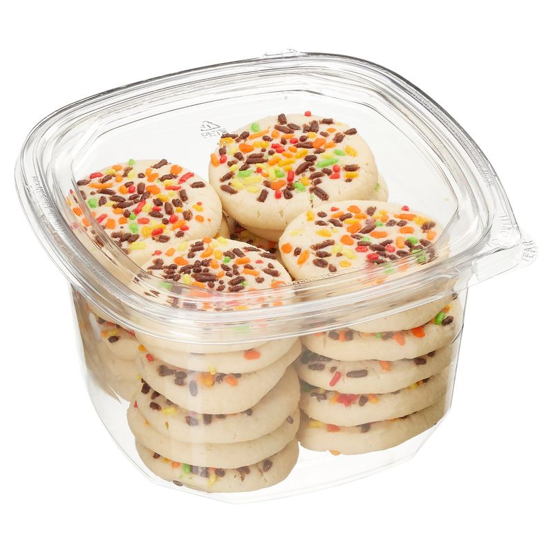 Sugar Cookies With Fall Sprinkles 24 Count