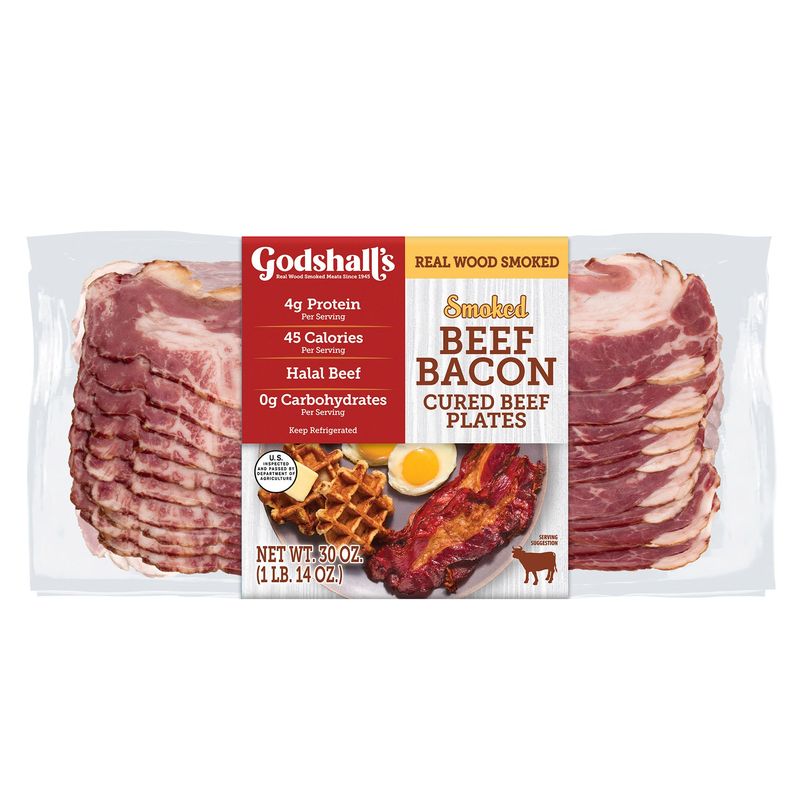 Godshall'S Beef Bacon 3/10 oz