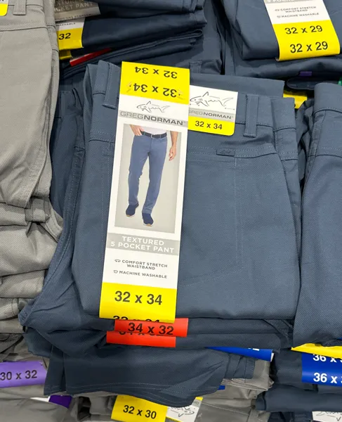 Greg Norman Men'S 5 Pocket Pant 14.97