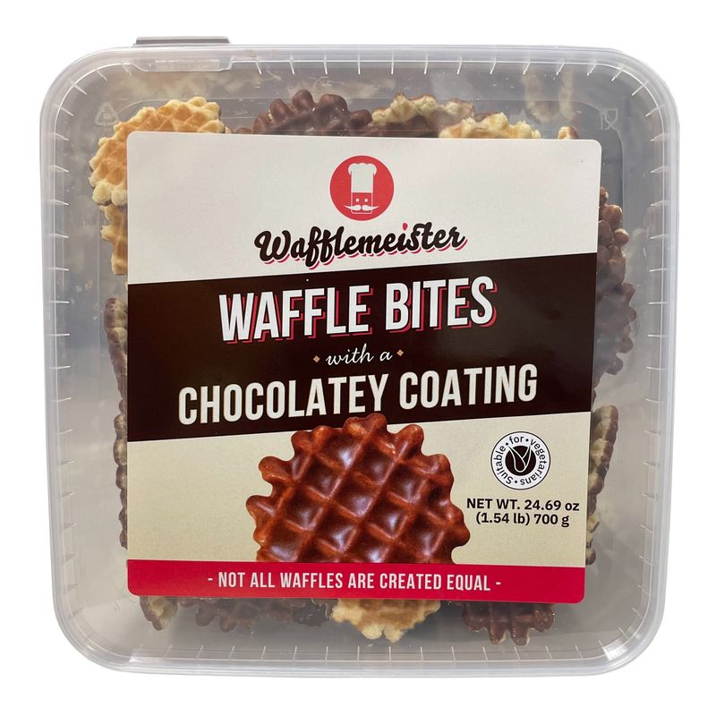 Wafflemeister Chocolate Waffle Bites 24.7 oz