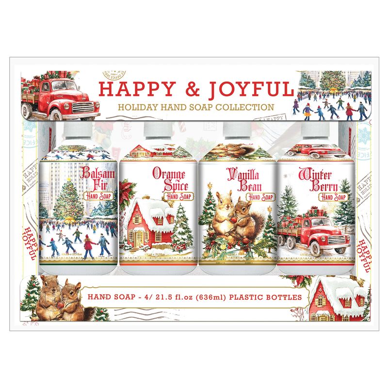Happy & Joyful Holiday Hand Soap 4/21.5 fl oz