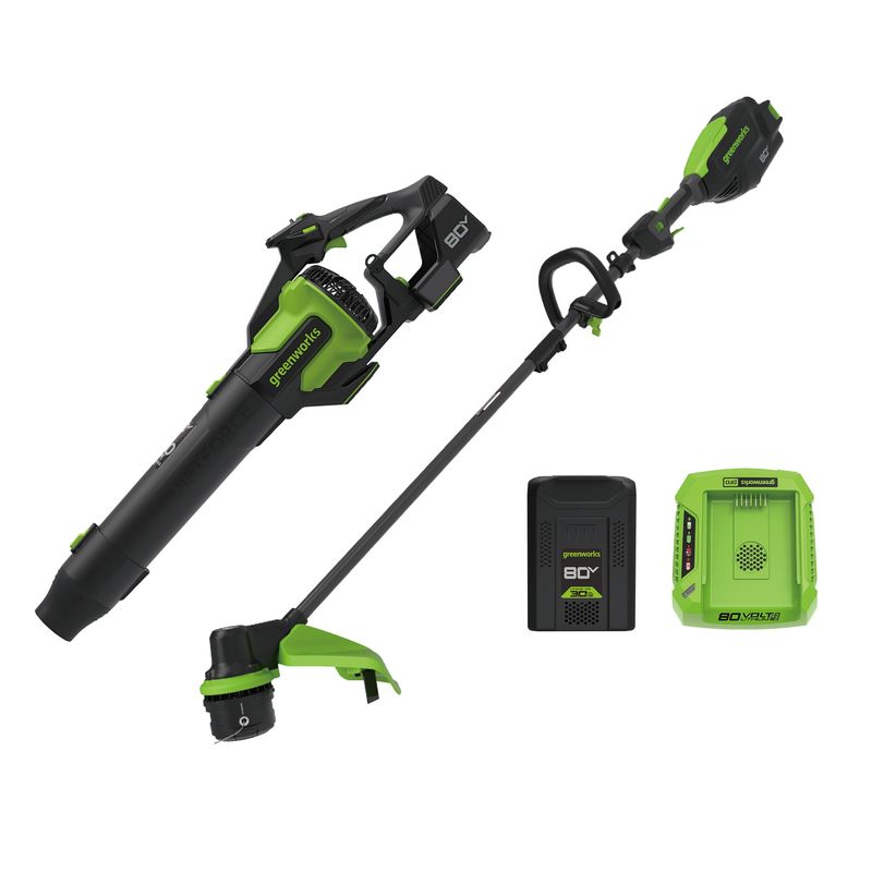 Greenworks 80v Blower & Trimmer Combo Kit