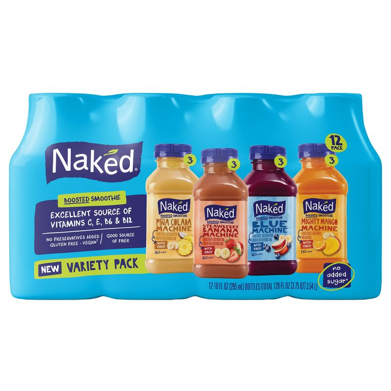 Naked Juice Boosted Smoothies 12/10 Ounce Bottles