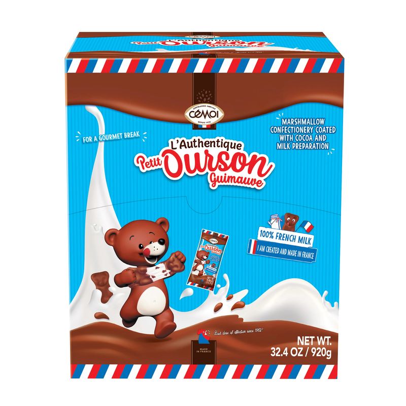 Cemoi Chocolate Marshmallow Bears 32.4 oz